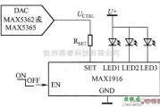 LED电路中的改变LED的正向电流来控制LED的调光电路图