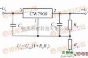 稳压电源中的由CW7900构成的高输出电压集成稳压电源电路之一