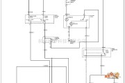 马自达中的马自达94THUNDERB(无DRL)大灯及雾灯电路图