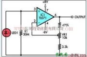 传感器电路中的LED灯基于TL071的设计