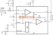 集成音频放大中的LM4818的高增益音频放大电路