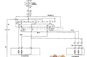 别克中的电控车外倒车镜电路电路图