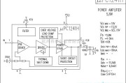 集成音频放大中的uPC1241H功放电路