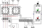 电动机接线图：电动机可逆带限位控制电路的实物接线图