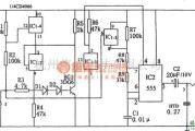 专用测量/显示电路中的五用途三态声频逻辑笔(CD4066、555)