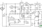 开关稳压电源中的基于TOP224P的开关直流稳压电源电路图