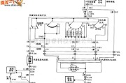 别克中的别克风窗乱水器和清洗装置电路图
