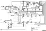 仪器仪表中的寿命为40年的3-3/4数字式电压表（范围包括±0.4V, ±4V, ±40V和±400V）电路