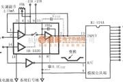 采样保持放大电路中的HA-5320的同相单位增益模式基本连接电路