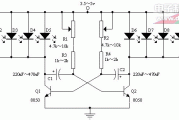 简易LED广告彩灯电路