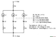 专用测量/显示电路中的固态电池电压指示器电路