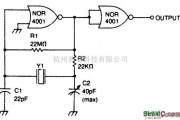 基础电路中的CMOS晶体振荡器电路