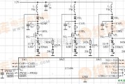 LED电路中的基于LT3496的三通道升压型 LED驱动电路图