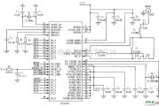 通信电路中的2.4 GHz 射频系统单芯片CC2430的基本电路