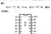 数字电路中的74系列数字电路74126.74LS126A等四总线缓冲门(三态)