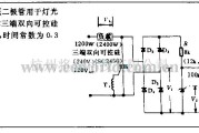 电源电路中的1.2 kw单结晶体管三端双向可控硅电路