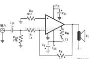 集成音频放大中的由LM4732构成的反相功率放大电路