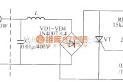 灯光控制中的阻容触发单向晶闸管调光灯电路