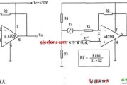 μA709单电源反相放大器电路图