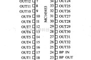 数字电路中的驱动器和通信电路引脚及主要特性MC145453 LCD驱动器