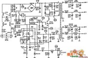 显示器电源中的SGVA彩色显示器FUJITSU FMV-DPS84Y2型的电源电路图