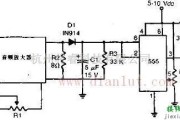 线性放大电路中的音响电平监视器基于555的设计