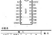 数字电路中的74系列数字电路74157.74F157等到四2选1数据选择器(同相)