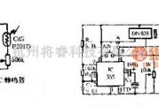 报警控制中的报警门铃照明三用控制器电路图