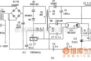 开关稳压电源中的用三端PWM开关电源IC制成的开关电源电路图