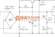 光敏二极管、三极管电路中的报时石英钟电源电路