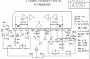 音频电路中的LA3225T/LA3226T构成的功放电路