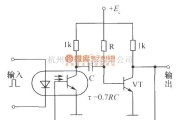 光电耦合器中的光电耦合器组成的单稳态电路