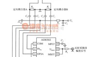 传感器单片系统应用方案中的由单片宽频带相位差测量系统AD8302构成的反射计电路图