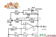 正弦信号产生中的使用发光二极管和运算放大器的400Hz正弦波电路图