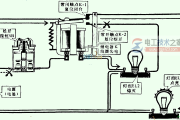 线路断开时继电器转换触点的控制关系图解