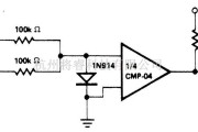 控制电路中的相反极性输入电压比较器电路图