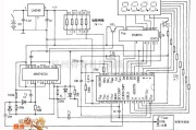 传感器单片系统应用方案中的数字式电子秤电路图