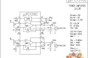 电子管功放中的关于uPC1316C的功放电路图