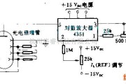 光栅/光放大器中的光电倍增器输出的记录电路图