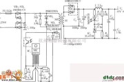 开关稳压电源中的90W 输出15V 6A的开关稳压电源电路图