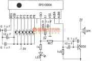语音电路中的SPC1000A型6合1语音电路
