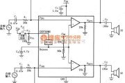 耳机放大中的LM4809／4810用于双声道耳机放大器的典型电路图