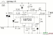 控制电路中的2例NB7232无级触摸调光电路