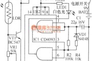 光敏电阻中的停电照明灯电路