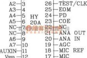 语音电路中的语音合成芯片HY-20A应用电路图