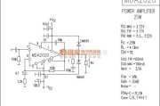集成音频放大中的MDA2020功放电路