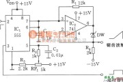 信号产生器中的自举电压锯齿波发生器(555)
