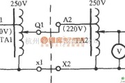 电工测试工具中的用两只调压器串联获得0～284V电压