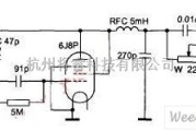 遥控接收中的电子管超再生式调频收音机电路图