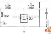 滤波器电路中的一个2～33MHz带通滤波器电路图